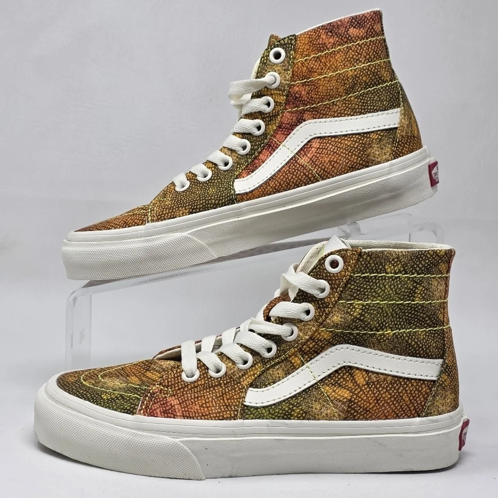 Vans SK8 Hi Tapered Reptile Snake skin High Top sneaker Mens Size 4/Womens 5.5